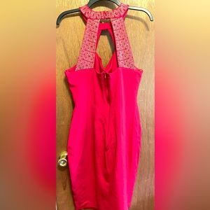 Red fitted dress. Used condition
